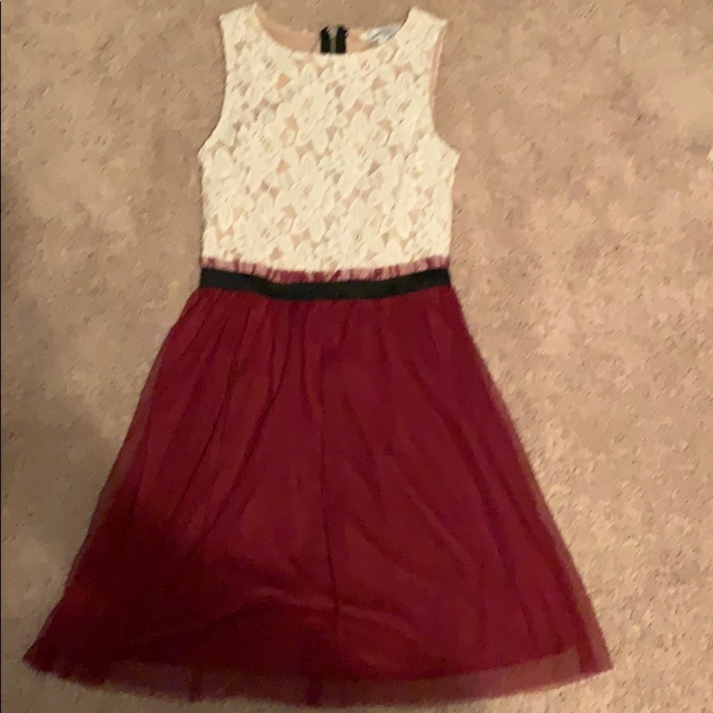 Red dress for prom